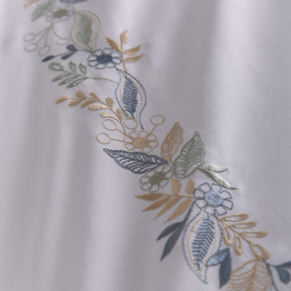 Laura Ashley Appletree Boutique Julianna Embroidery Duvet Cover Set - White