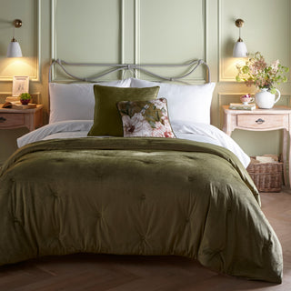 Laura Ashley Appletree Heritage Austell Bedspread - Olive