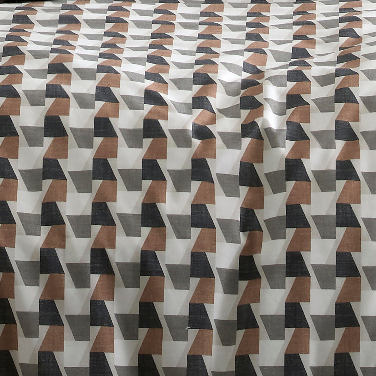 Laura Ashley Appletree Hygge Jett Cotton Duvet Cover Set - Brown/Bracken