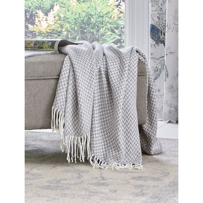 Laura Ashley Arya Steel Throw