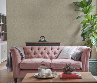 Laura Ashley Barley Wallpaper Natural