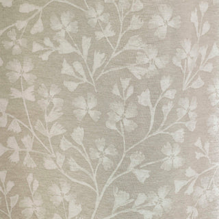 Laura Ashley Brooke Floral Pencil Pleat Curtains - Natural
