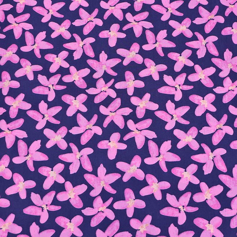 Laura Ashley Dressmaking Cotton Lawn Fabric - Navy - Andi
