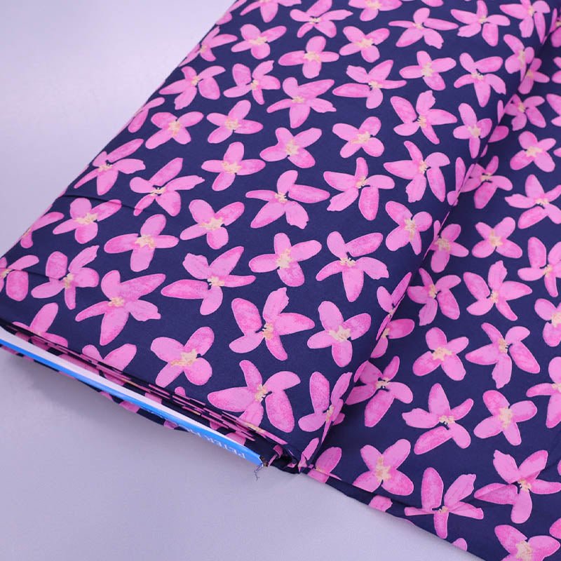 Laura Ashley Dressmaking Cotton Lawn Fabric - Navy - Andi