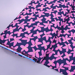 Laura Ashley Dressmaking Cotton Lawn Fabric - Navy - Andi