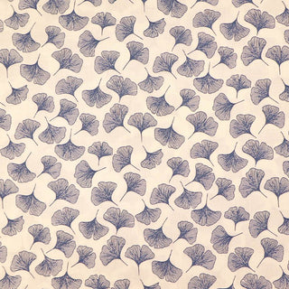 Laura Ashley Dressmaking COTTON LAWN - Falling Ginkgo - WHITE