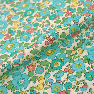 Laura Ashley Dressmaking Floral Cotton Lawn - Petal - Green