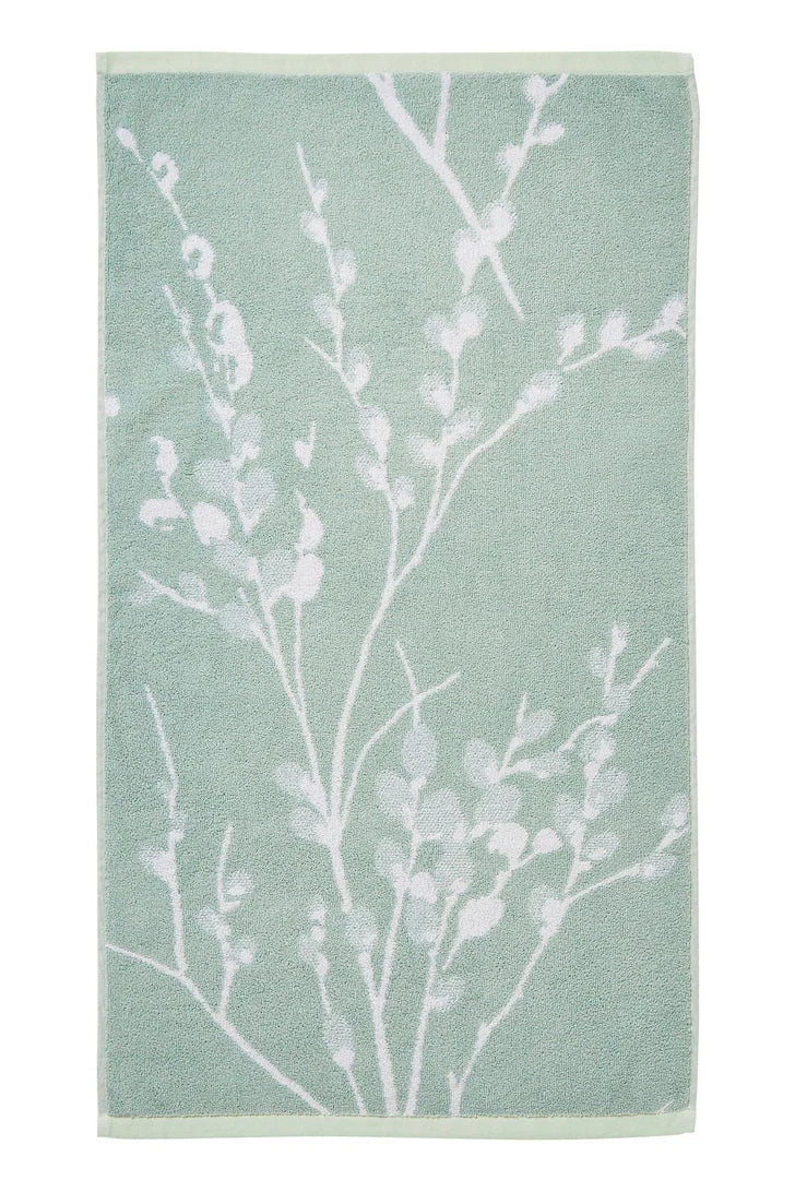 Laura Ashley Duck Egg Pussy Willow Towel