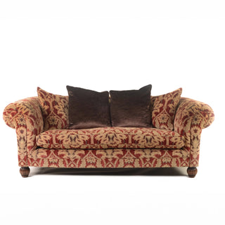 Laura Ashley Elgar Midi Tetrad Sofa in Enigma Claret Fabric