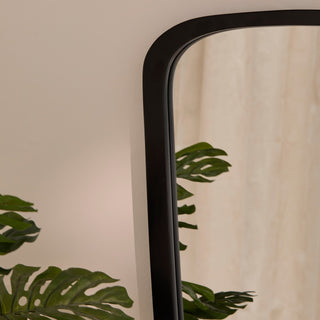 Laura Ashley Farleigh Small Black Wooden Mirror