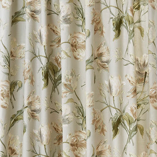 Laura Ashley Gosford Pencil Pleat Curtains - Sage