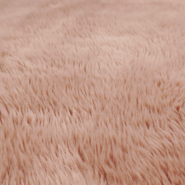 Laura Ashley Husky Faux Fur Dusty Pink Colour Upholstery Fabric CTR-1177