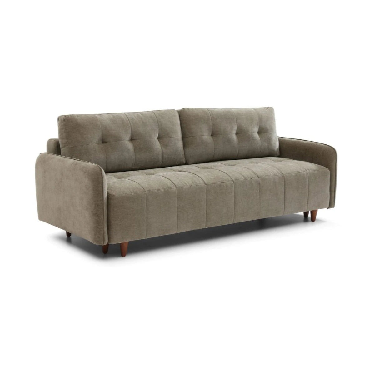 Laura Ashley Jaxx Washed Olive Chenille 3 Seater Sofabed