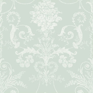 Laura Ashley Josette Wallpaper Duck Egg