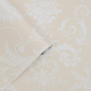 Laura Ashley Josette Wallpaper Linen