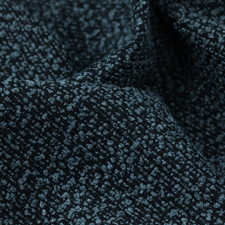 Laura Ashley LA Balmoral Hard Wearing Boucle Upholstery Fabric Blue Colour CTR-1836