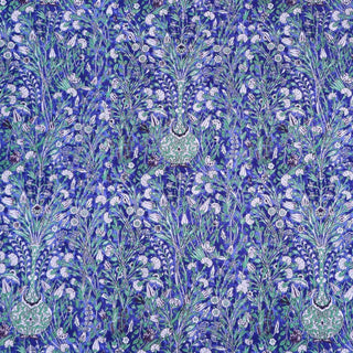 Laura Ashley LA Dressmaking Floral Cotton Lawn - Blue - Thelma