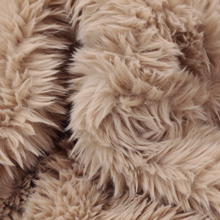 Laura Ashley LA Husky Faux Fur Light Brown Colour Upholstery Fabric CTR-1170