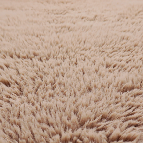 Laura Ashley LA Husky Faux Fur Light Brown Colour Upholstery Fabric CTR-1170