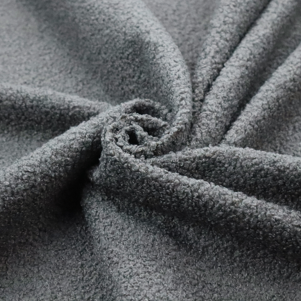 Laura Ashley LA Zikmund Boucle Dark Grey Colour Upholstery Fabric CTR-3572