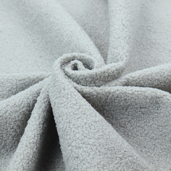 Laura Ashley LA Zikmund Boucle Silver Colour Upholstery Fabric CTR-3570
