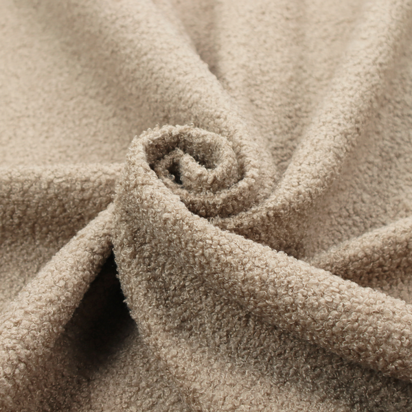 Laura Ashley LA Zikmund Boucle Warm Taupe Colour Upholstery Fabric CTR-3559