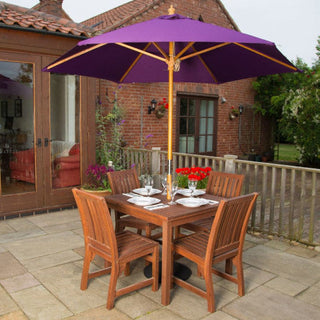 Laura Ashley Lauren Outdoor Square Acacia Wood Dining Set