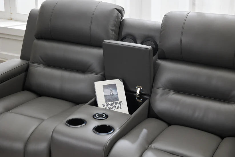 Laura Ashley Milan - 2 Seater - Leather Recliner