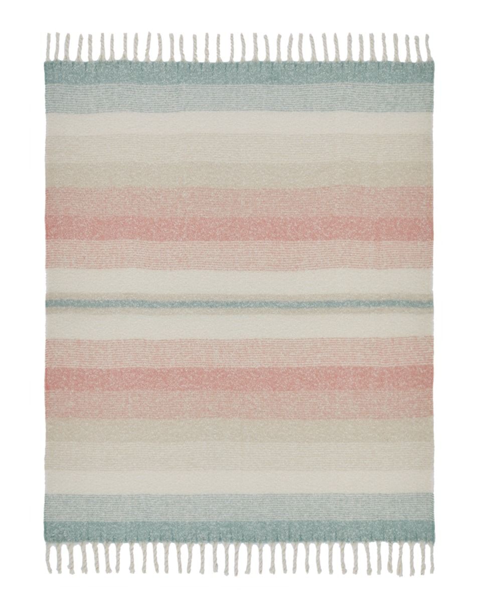 Laura Ashley Ortonby Plaster Pink Throw