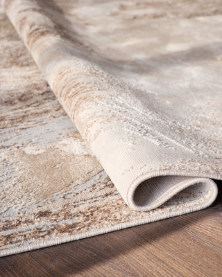 Laura Ashley Perla Expression soft silver textured medium rug