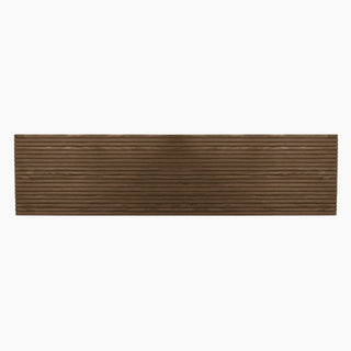 Laura Ashley PLAANKED 3cm Flexible Ribbed Wall Panel | Walnut