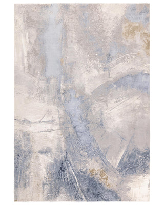 Laura Ashley Sienna blue grey textured medium rug
