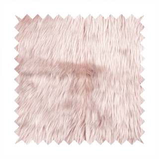 Laura Ashley Silkie Faux Fur Material Soft Pink Colour Fabric CTR-2421