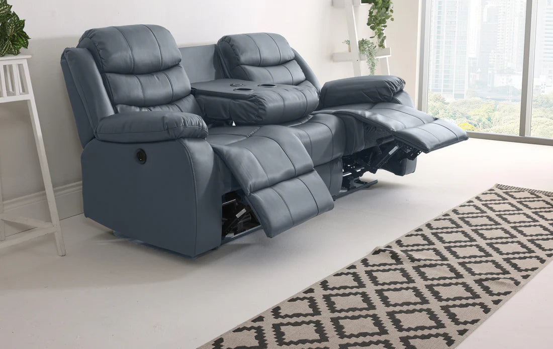 Laura Ashley Turin - 2 Seater - Leather Electric Recliner