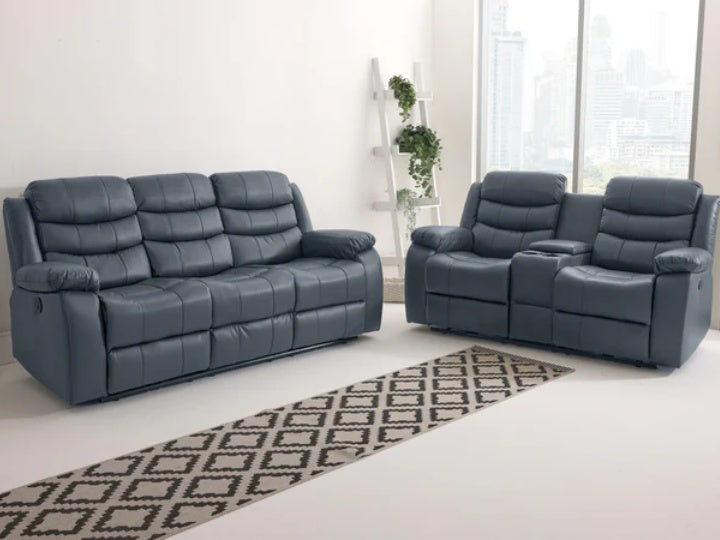 Laura Ashley Turin - 2 Seater - Leather Electric Recliner