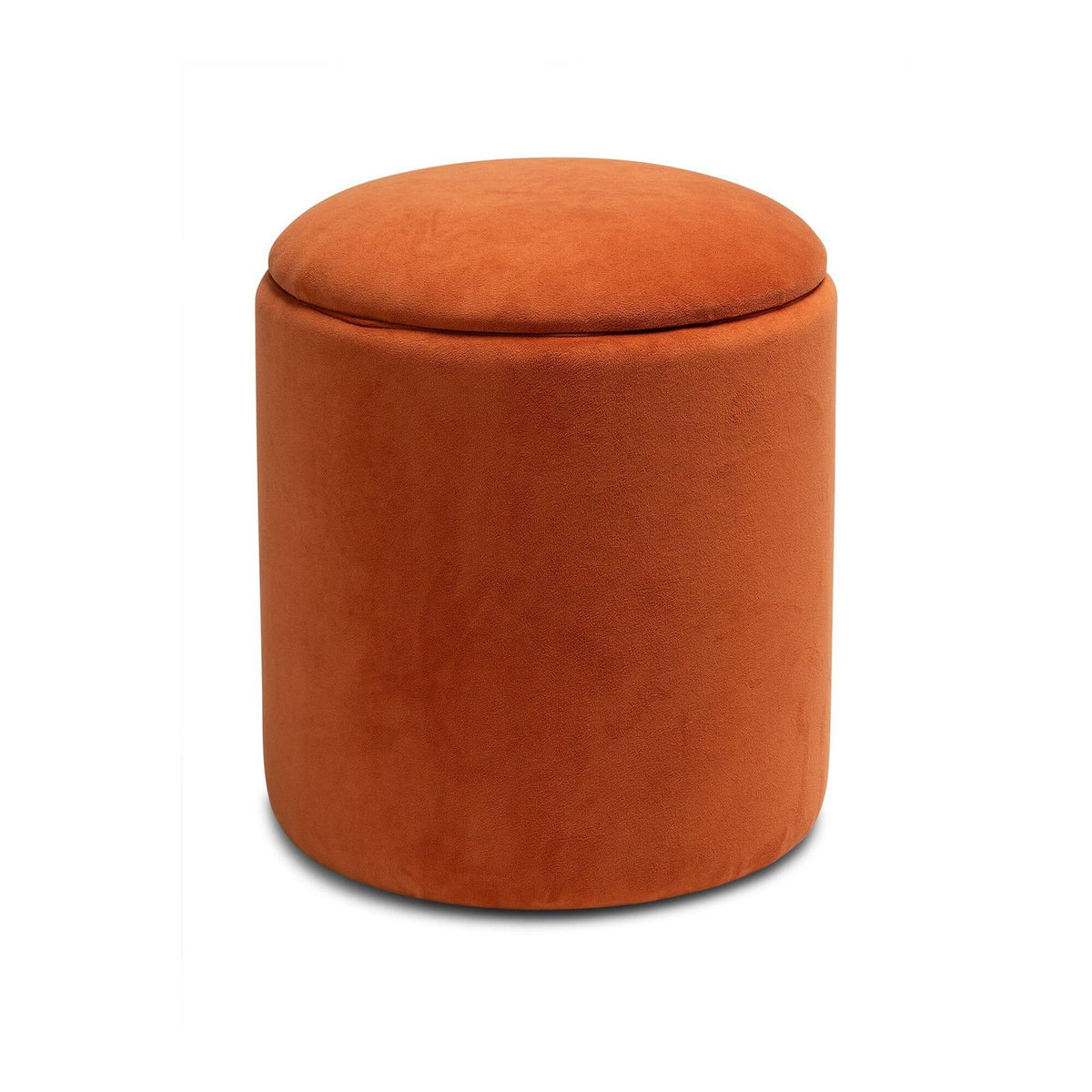 Laura Ashley UK Abigail Storage Pouffe/Footstool - Burnt Orange