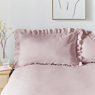 Laura Ashley UK Appletree Loft Cassia Frill Duvet Cover Set - Lavender