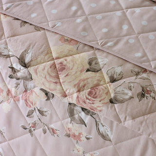 Laura Ashley UK Canterbury Bedspread - Blush Pink