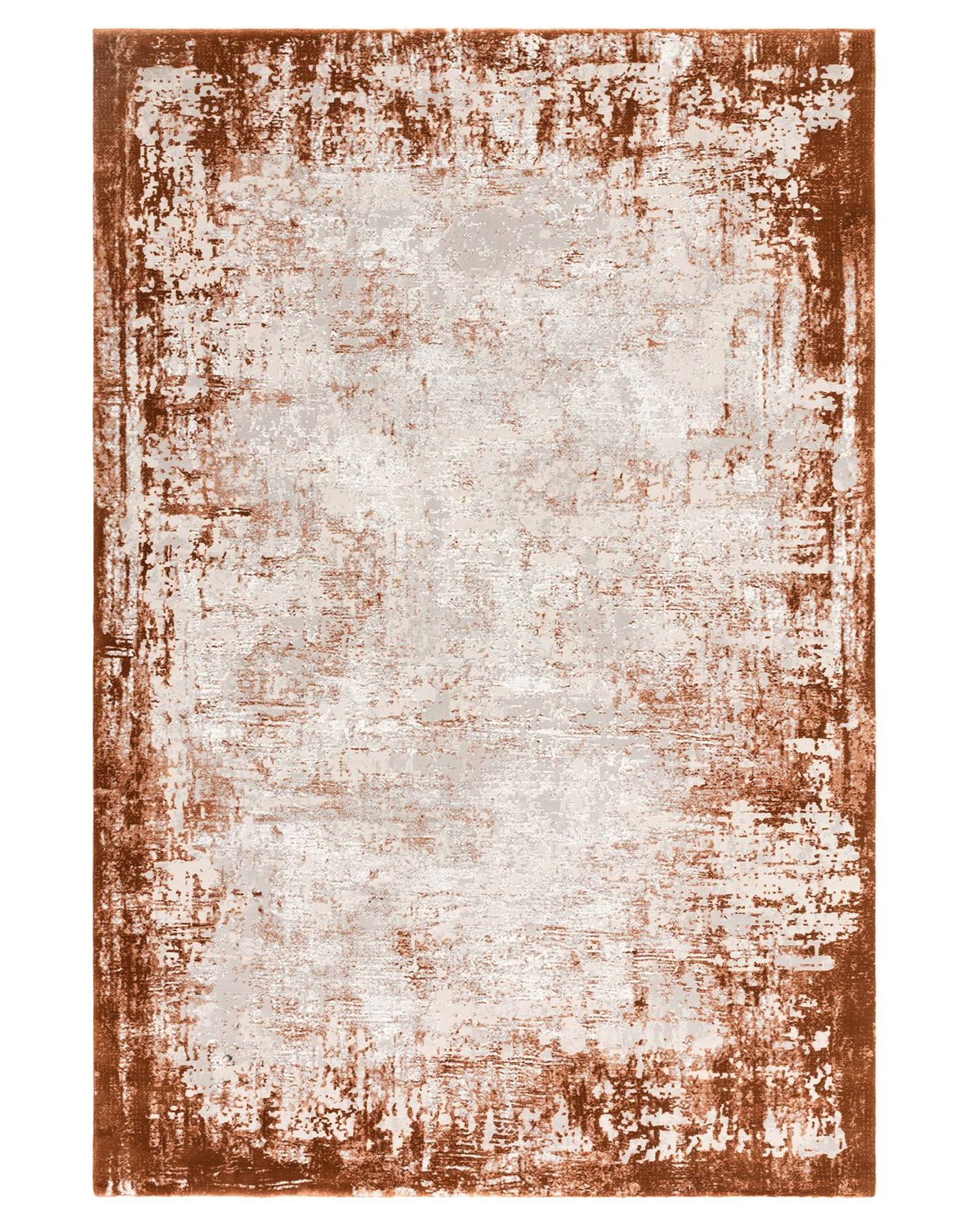 Laura Ashley UK Distressed rust textured medium rug