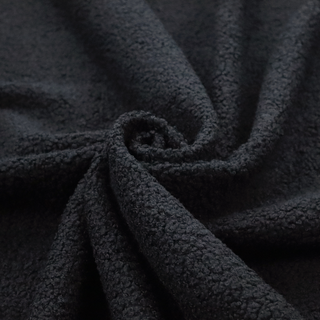 Laura Ashley Zikmund Boucle Black Colour Upholstery Fabric CTR-3556