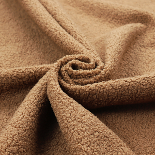 Laura Ashley Zikmund Boucle Golden Brown Colour Upholstery Fabric CTR-3558