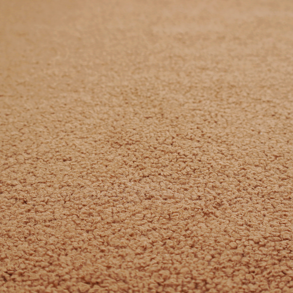 Laura Ashley Zikmund Boucle Golden Brown Colour Upholstery Fabric CTR-3558