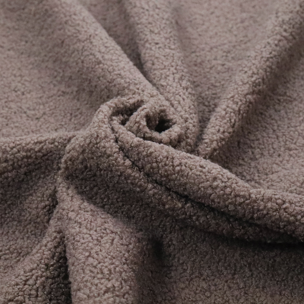 Laura Ashley Zikmund Boucle Mocha Brown Colour Upholstery Fabric CTR-3561