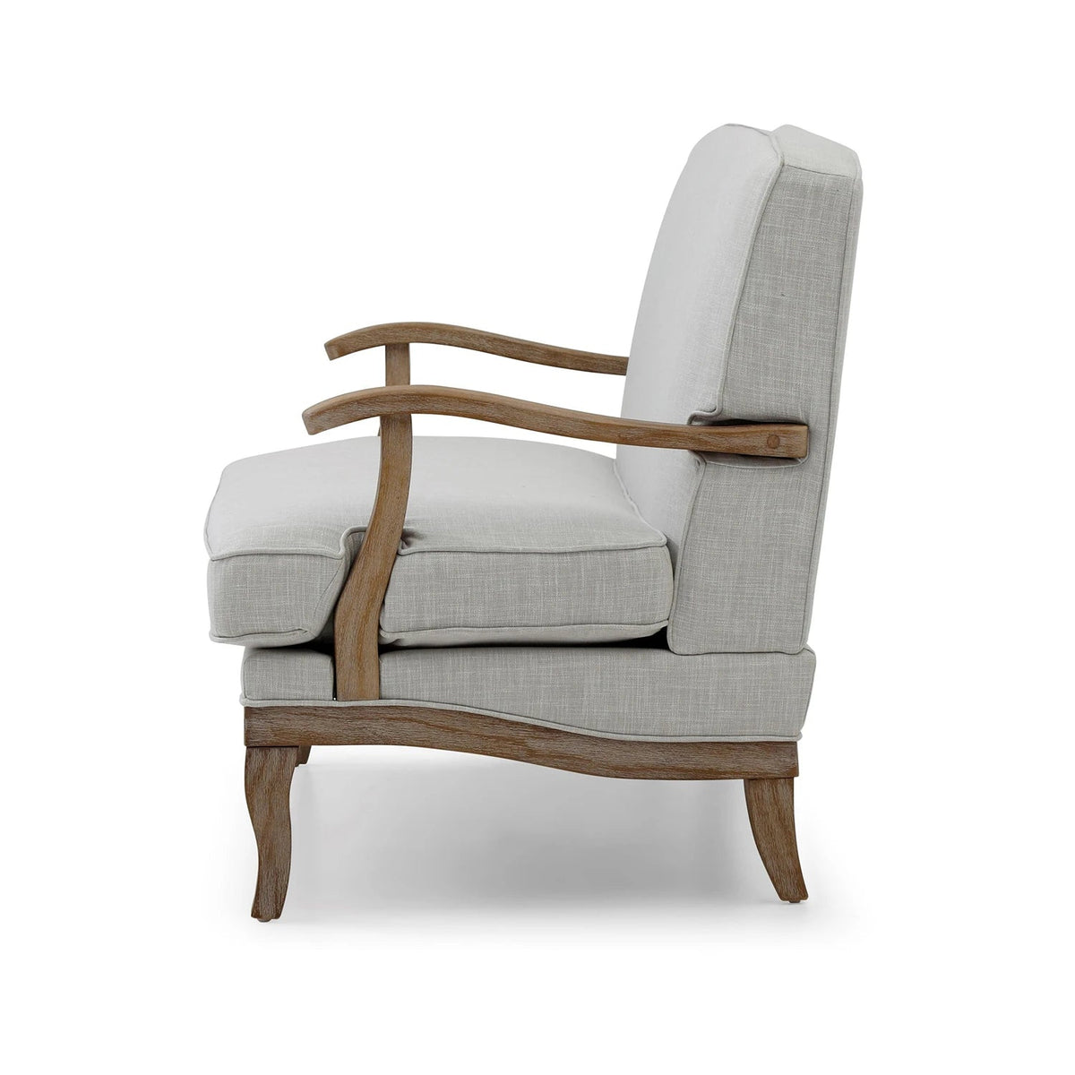 LauraAshley Hastings Two Seater Chair in Antheia Cream Textured Linen