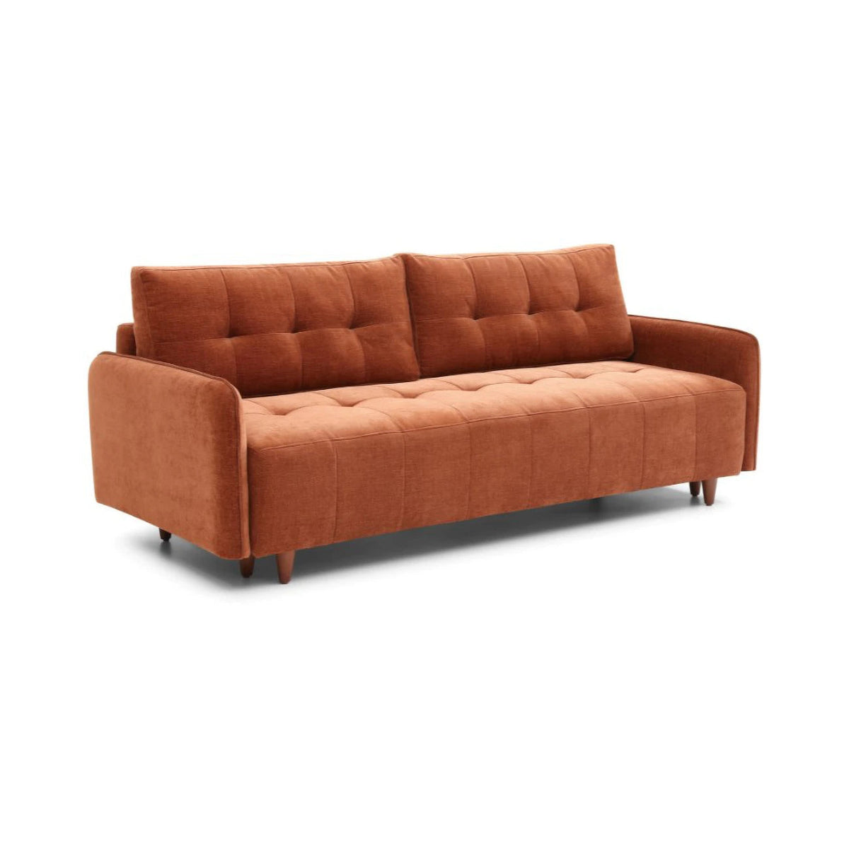 LauraAshley Jaxx Terracotta Chenille 3 Seater Sofabed