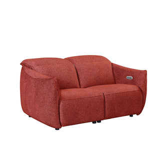 LauraAshley Libra Ruby Fabric Power Recliner 2 Seater Sofa with Adjustable Headrests