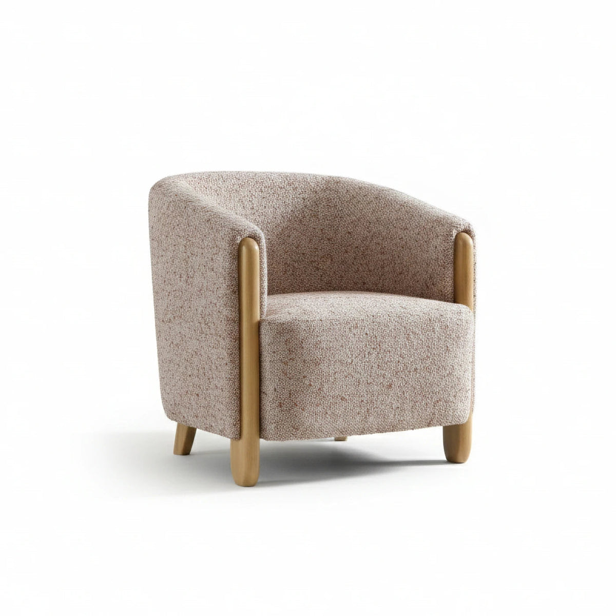 LauraAshley Lilian Tub Chair in Natural Speckled Terracotta