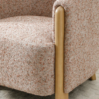 LauraAshley Lilian Tub Chair in Natural Speckled Terracotta
