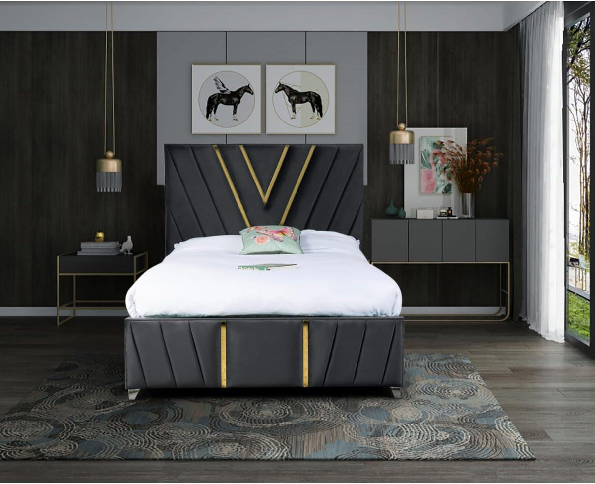 LauraAshley RN Interiors Vianca Plush Velvet Bed frames