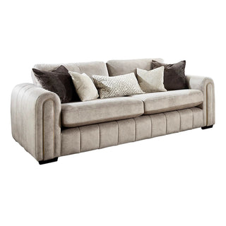 LauraAshley Soho Gemini Stone Fabric 3 Seater Sofa